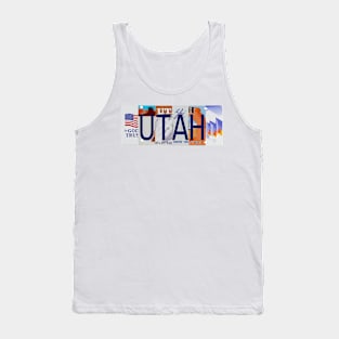 Utah License Plates Tank Top